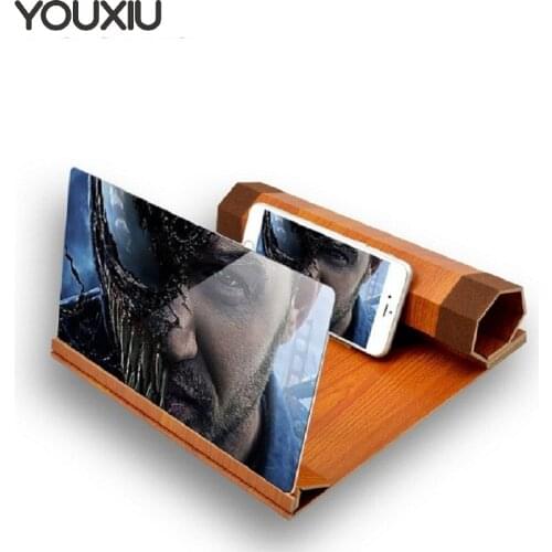 YOUXIU Mobile Phone Video Screen Magnifier Radiation-proof Stereoscopic Amplifying Glass Desktop HD Bracket Amplifier Holder