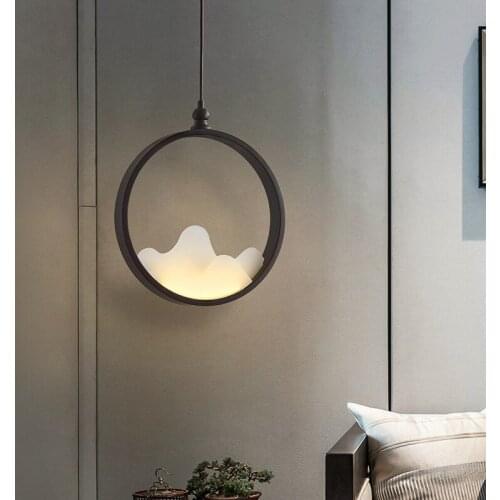 Vintage crystal glass ball crystal hanging lamp chandelier ceiling modern led chandelier living room decoration dining room