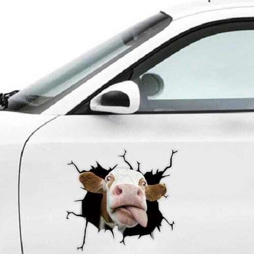 1PC Funny PVC Car Stickers Decals Motorcycle Accessories Car-Window Wall Decor Goods