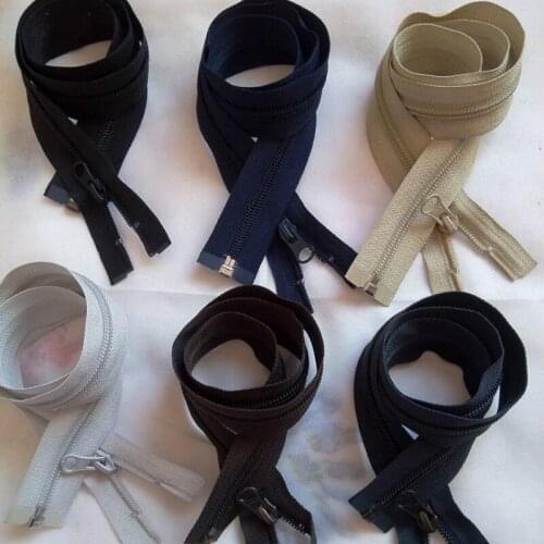 10 pcs/lot MOST FREE SHIPPING CHEAP LONG YKK Nylon COIL Zipper SINGLE OPEN END REPAIR FOR Clothes Sportswear SEWING ACCESSORIES