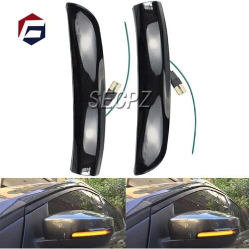 2 Pieces Dynamic Blinker LED Turn Signal Lights Side Mirror indicator For Ford Escape Kuga II EcoSport 2013 - 2019