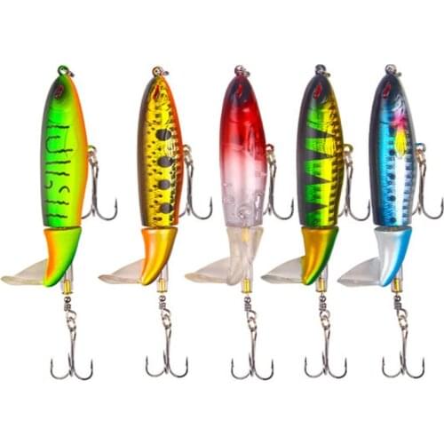 2020 10CM 13G Whopper Popper Topwater Fishing Lure 3D Eyes Plastic Artificial Bait Hard Fishing Plopper Hook Fishing Accessories
