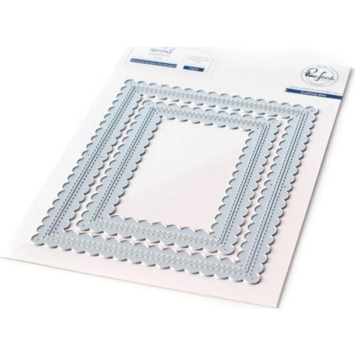 CH 2020 New Arrival Square 3D Gift Stitched DIY Scrapbooking Stamps Craft Embossing Die Cut Making Stencil Template