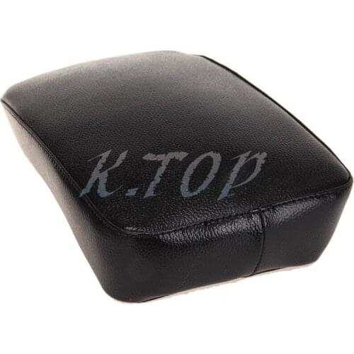 1 Piece Motorcycle Black Rear Fender Pillion Pad Seat 6 Suction Cup Sucker seat Fit For Harley Dyna Sportster Softail Touring