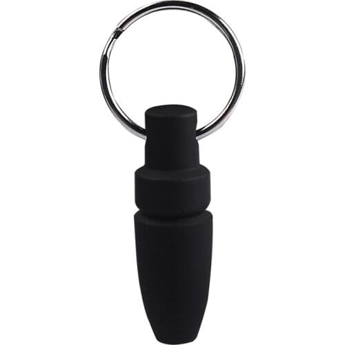 With Key Ring Accessories Cigar Punch Cutter Draw Hole Rubber Gadgets Pocket Chain Clip Portable Blade Cool