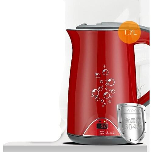 Stainless steel electric kettle double insulation automatic power off