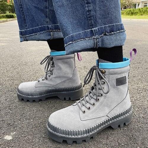 HUIYI Men's Motorcycle Boots