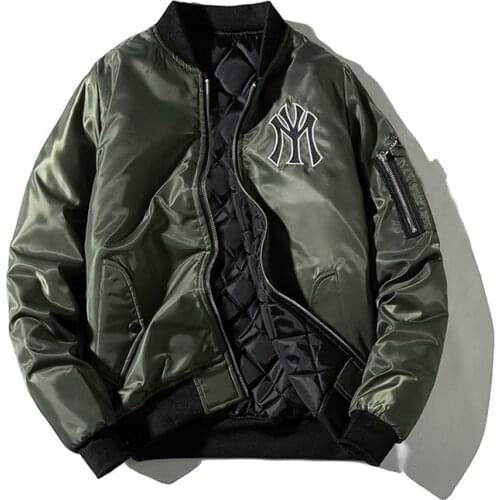 2021 New Spring&Autumn Couples aviator pilot Air Top quality Ma1 Thick warm Outwear Women Bomber Jacket men Streetwear Male