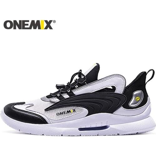 ONEMIX Original 3D Fashion Running Sneakers For Men 2019 Outdoor Breathable Reflective Tennis Shoes Trainers Dad Shoes