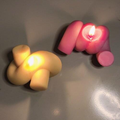 2021 New DIY Candle Mould Soy Wax Silicone Aromatherapy Molds for Plaster 3D Hand-made Soy Aroma Wax Soap Mold Line shape