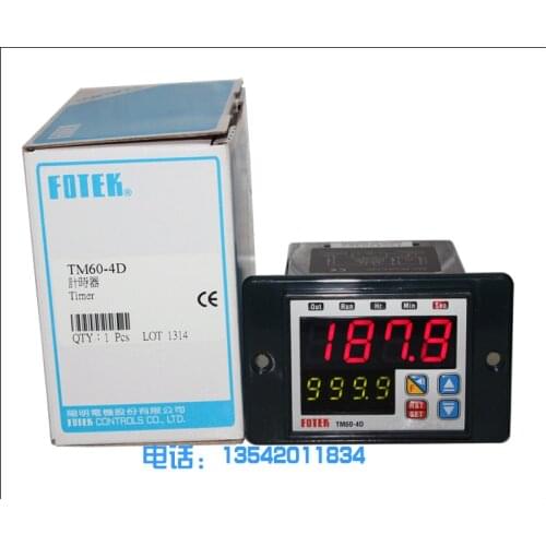 New original imported FOTEK Taiwan Yangming time relay TM60-4D timer
