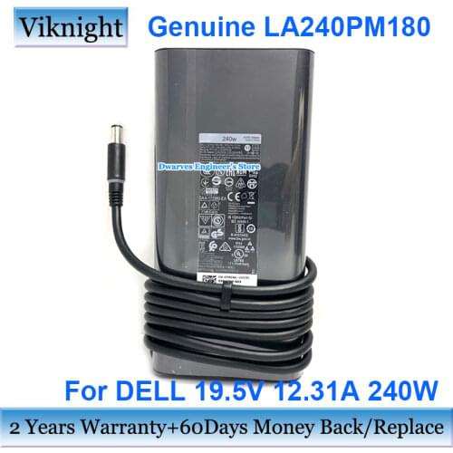 Genuine 07XCR6 Power Adapter 240W For Dell Alienware M17 M17xR2 R3 R4 R5 PRECISION M4700 M6400 M6500 M6700 Gaming Laptop Charger