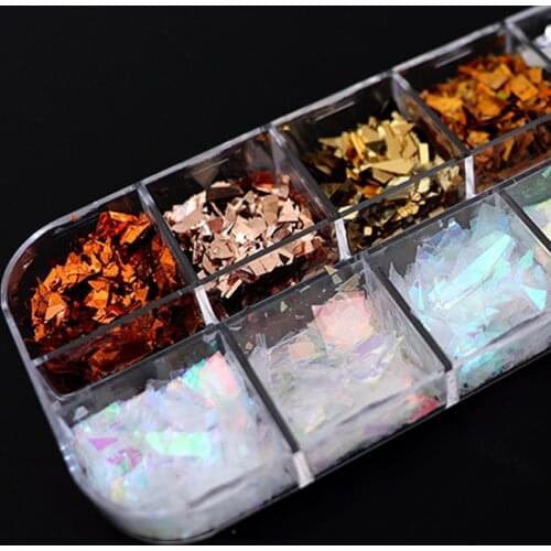 Resin Filler Mixed Glitter Flakes Maple Leaf Sequins for Nail Art Epoxy Resin Fluorescent Flakes Slime Clay Crafts Making DIY