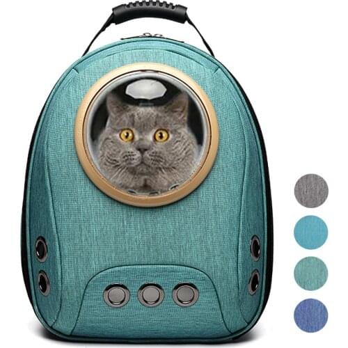 Space Capsule Cat Backpack Travel Carrier Bags For Small Dogs Chihuahua Yorkie Puppy Handbag Pet Outdoor Supplies