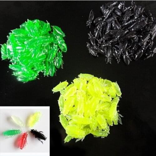 10Pieces Silicone Soft Grasshopper Shape Bait Fishing Lure Wholesale