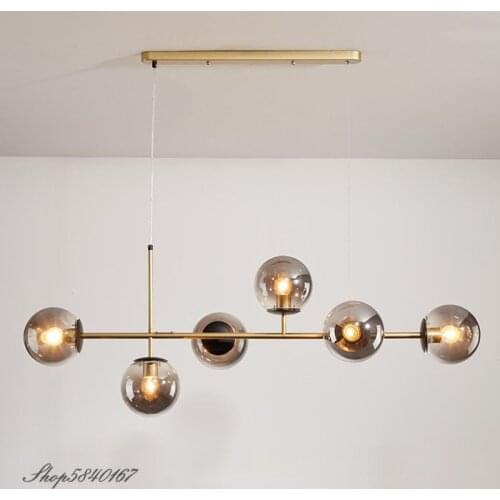 Modern Pendant Lamp Glass Magic Bean Pendant Light Fixtures Living Room Hanging Lamp Room Lights Bed Lamp Pendant Loft Luminaire