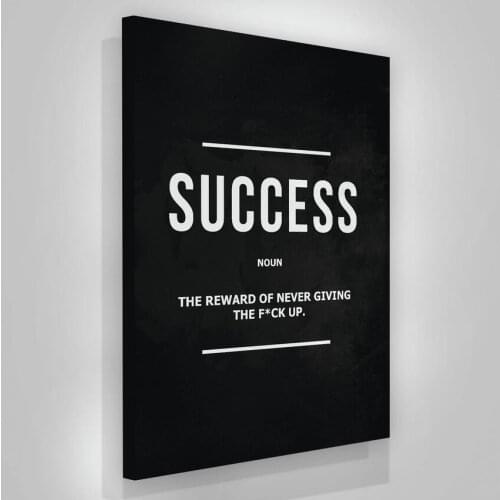 Modern HD Prints Canvas Painting Art Inspirational Success Motivational Quotes Posters Wall Picture For Living Room Enterprise