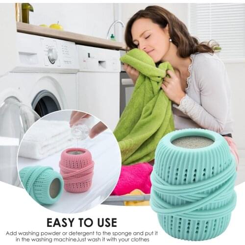 Laundry Ball Washing Ball Premium Soft Washer Reusable Healthy And Eco Anti Winding For Families College Student Hassle Free