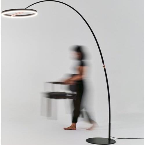 Postmodern Led Personality Fishing Floor Lamp Villa Home Living Room Office Art Exhibition Hall Model Room Shopping Mall Bedroom