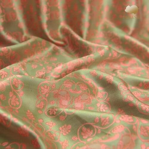 Spring, mandarin duck) Pure silk Song Brocade ultra wide 150cm high-end customized cheongsam silk fabric silk cloth