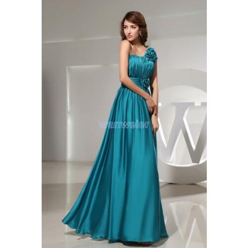 Free shipping maxi long robe jaune womens formal real pictures one sholder plus size modest bridal Bespoke Occasion Dresses