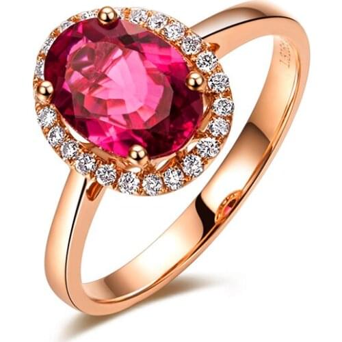 Zocai Rings With Semi-precious Stones