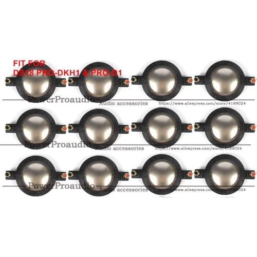12 x Diaphragm DS18 PRO-DKH1 & PRO-D1 Titanium DS18 PRO-D1F Driver 8ohms