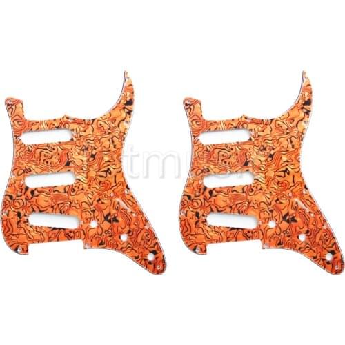 2pcs Pickguard 3-Ply Tortoise Pickguard for Fender Strat guitar replacement