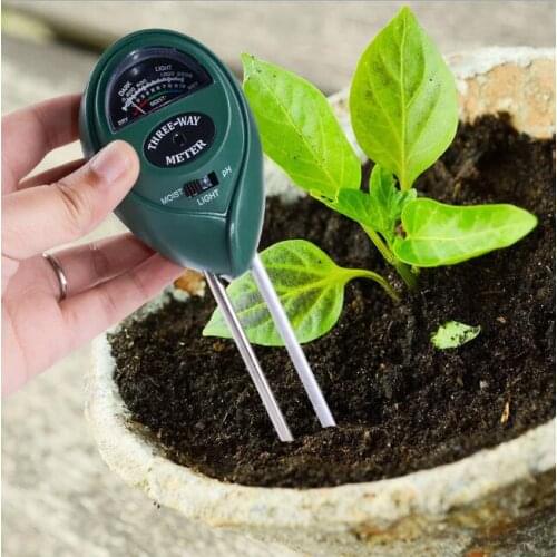 20pcs Analog Soil Moisture Meter For Garden Plant Soil Hygrometer Water PH Tester Tool Without Backlight Indoor Outdoor practica