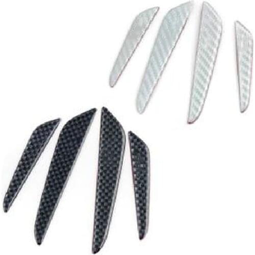 4PCS/Set Car Door Edge Guards Carbon Fiber Universal Edge Trim Car Door Edge Protection Scratch Guard for Car Side Door