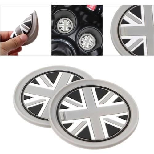 7.7mm Silica Gel Car Cup Anti-slip Pad Mat for bmw Mini Cooper 2011 2012 2013 R55 R56