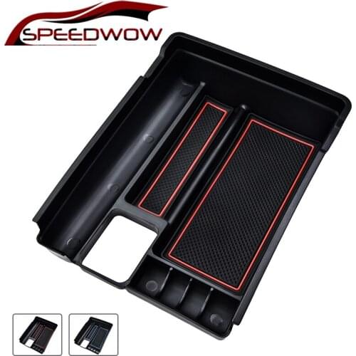SPEEDWOW Car Central Storage Armrest Box Multifunction Storage Box For Nissan X-Trail 2011-2017 Phone Tray Car Interior Parts