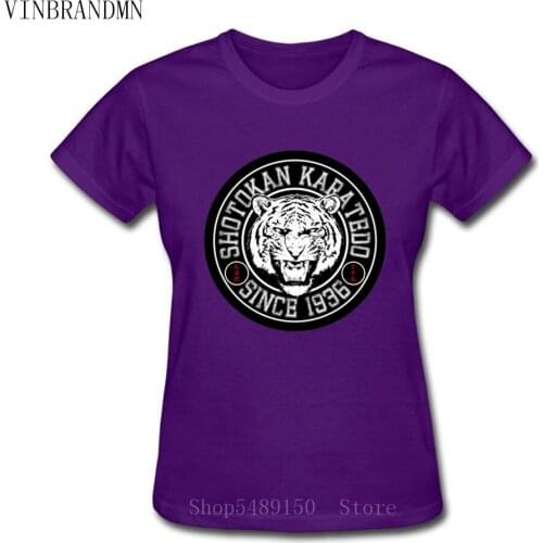 Badge Awesome Martial Arts Hipster Cotton Tees Japan Tiger Symbol T Shirts Women Shotokan Karate Dojo Pro Wrestling Samurai Tops