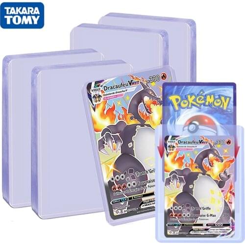 Pokemon Card Sleeves Transparent Album Book Display Pokémon Yugioh Cards Protector Folder Playing Game Binder Holder Kids Toys
