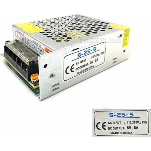 DC5V 5A Led Switch Power Supply Transformer AC110-220V