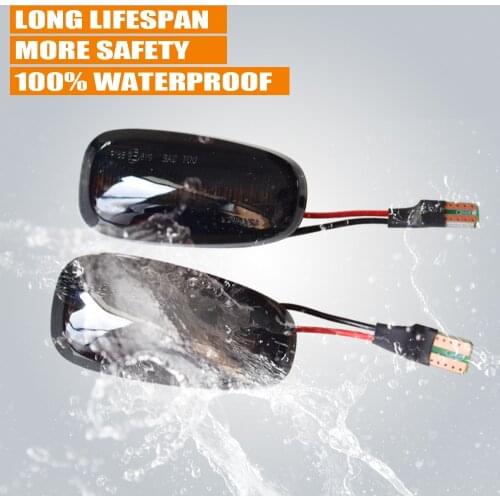 Dynamic Blinker Turn Signal LED Flowing Water Blinker For Opel Zafira A 1999-2005 Astra G 1998-2009 Side Marker light