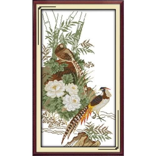 Everlasting Love The Wild Love Chinese Cross Stitch Kits Ecological Cotton Stamped 11CT DIY Gift New Year Decorations For Home