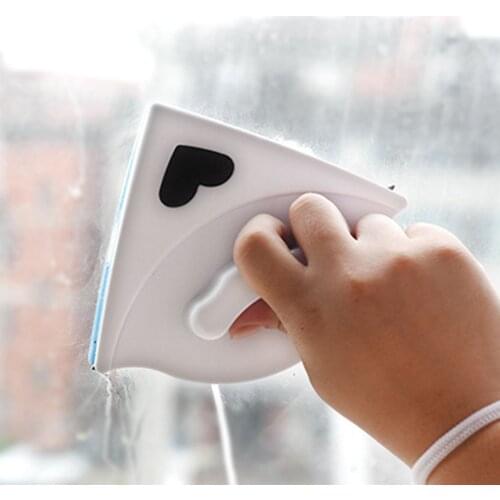 Window Cleaning Tools Double-sided Triangular Shape Design Glass Cleaner With Rope Window Cleaner Hand Tools Home Accessory
