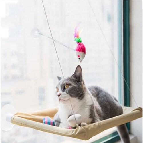 Pet Hanging Beds Small Pet Hammock Dog Cat Sunny Window Seat Mount Cat Comfortable Hammock Cat Pet Bed Shelf Seat Beds