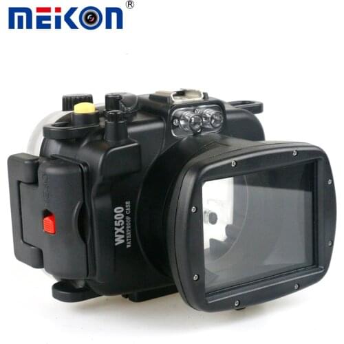 MEIKON Professional Waterproof Camera Box For Sony WX500 40M/130FT Underwater Diving Housing