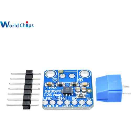 MAX98357 I2S Class D Mono Amplifier 3W Amplifier Breakout Interface DAC Decoder Module Audio Board Module For Raspberry Pi ESP32