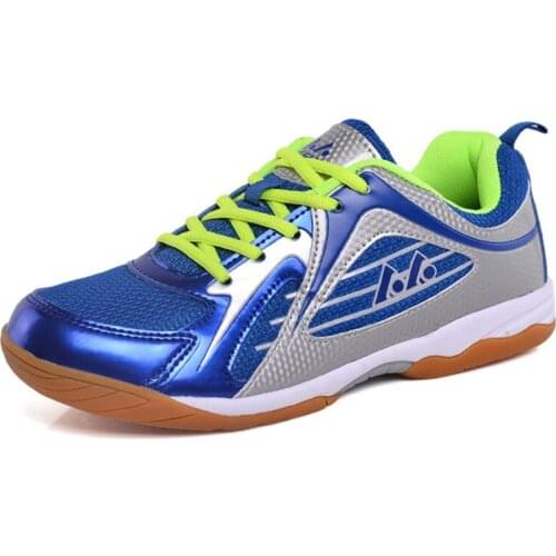 Professional Men Badminton Shoes Training Breathable Sneakers Women Anti-Slippery Light Athletic Shoes Large Size 36-45 D0530