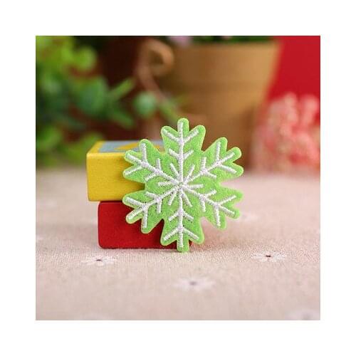 Cute Little Snowflake Childrens Clothes Patch Patches Down Dress Pants Shoes Hat Decorative Applique Pudding Patches