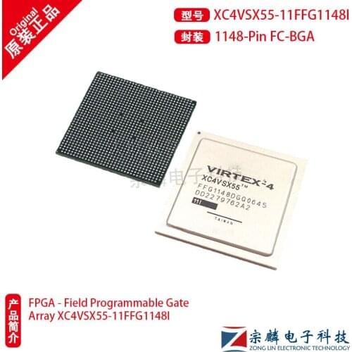 New and original XC4VSX55-11FFG1148I BGA programmable gate array XC4VSX55