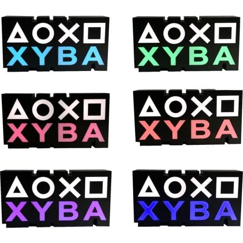 New Arrive Voice Control Game ABYX Lcon Light For PS4 / PS5 Game Lampstand LED Light Game Accessories