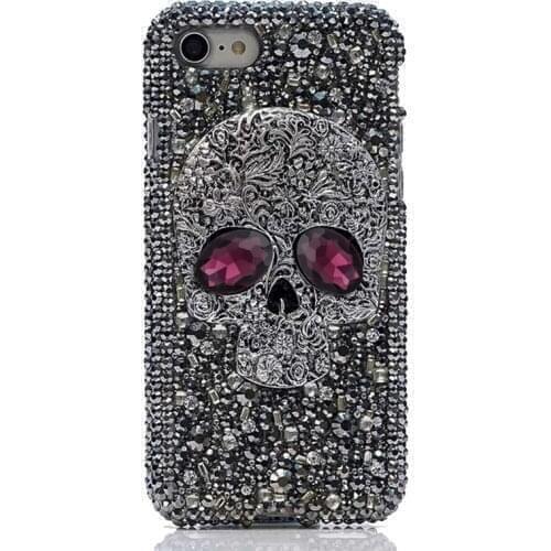 The New Case Diamond Skull Case for Vivo IQOO V17 Neo Z1 V15 V11 X27 X30 Pro Cover for Vivo S5 S1 Nex 3 Y17 Y15 Y19 Y12 Y95
