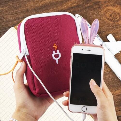 Portable Travel Storage Bag Gadget Cable Digital Bag Data Lines Package Organizer Wholesale Accessories Supplies Products Stuff