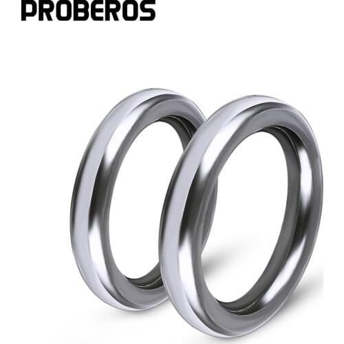 PROBEROS 500Pcs Stainless Steel 304 Fishing Solid Rings 1#-5# Heave-Duty Seamless Rings Metal Polishing Jig Fishing Rings Tackle