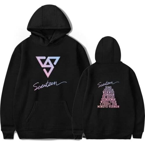 SEVENTEEN kpop Casual Hoodies Men/Women long Sleeve Fashion Printed Hoodie Sweatshirt Autumn Winter Streetwear Jacket Clothes