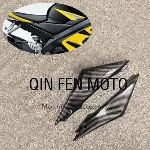 Carbon fiber paint Fuel Gas Tank Side Cover Fairing Fit For GSX-R 1000 2005-2006 K5